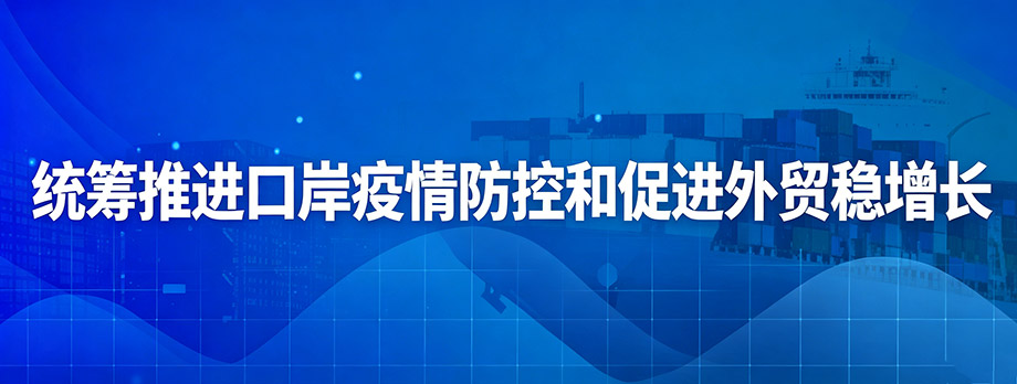 统筹推进口岸疫情防控和促进外贸稳增长